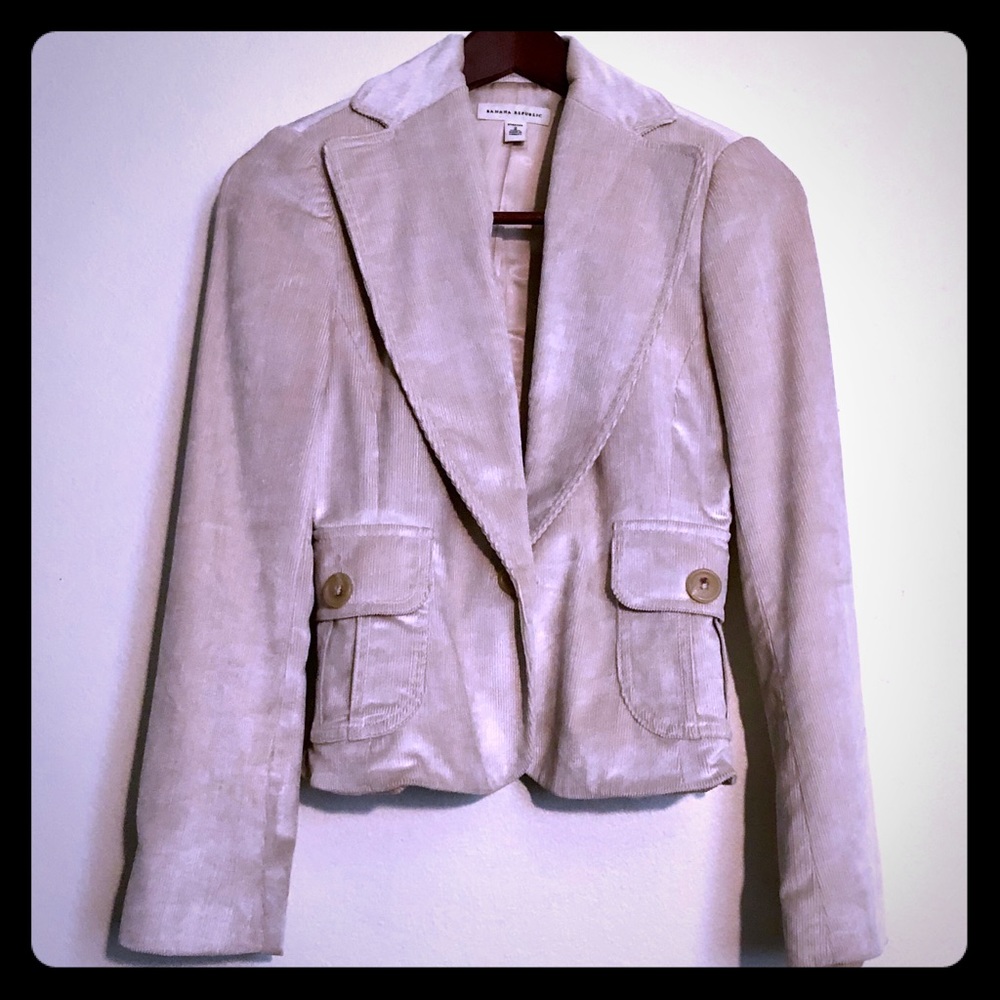 Banana Republic Corduroy Velvet Blazer | Rare